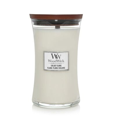 Solar Ylang Large Hourglass Wood Wick Candle