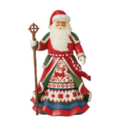 16ème figurine du Père Noël de Laponie - Heartwood Creek par Jim Shore