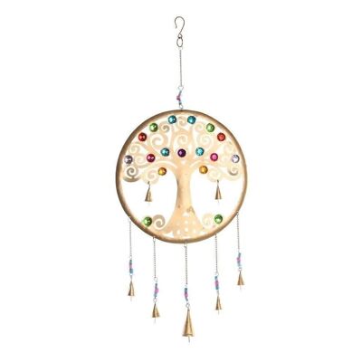 PENDENTIF METAL DECORATION 33X1X77 ARBRE DE VIE DH200872