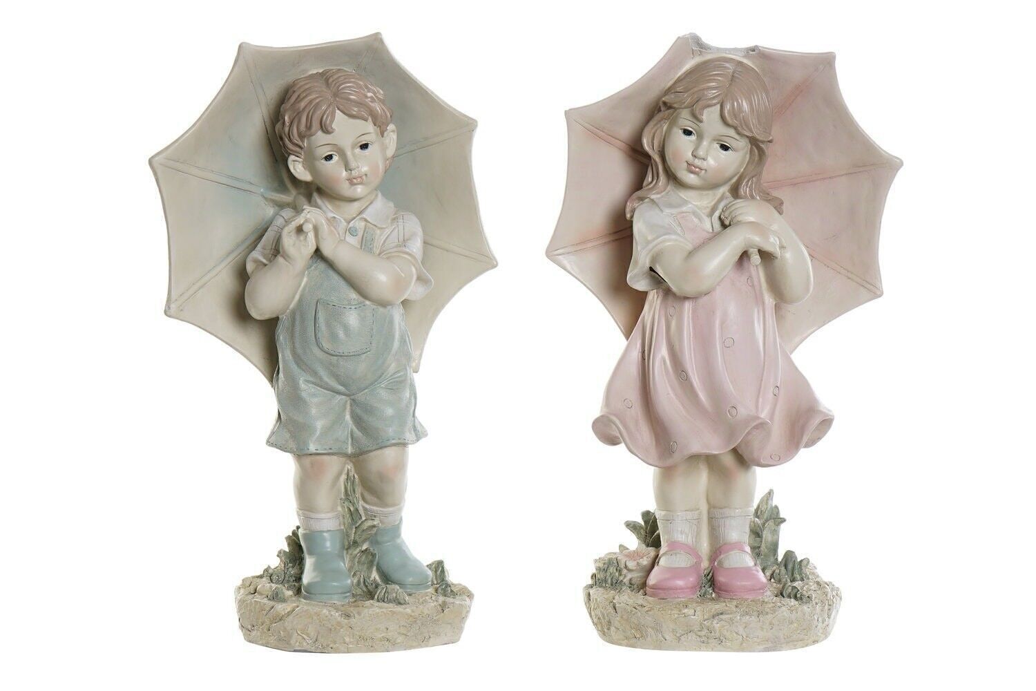 RESIN FIGURE 28X20X48,5 CHILD UMBRELLA 2 ASSORTMENTS. FD191752