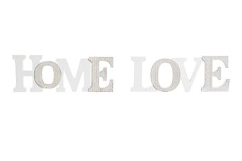 DÉCORATION MDF 30X2,3X11 HOME LOVE 2 ASSORTIS. LD200647 1