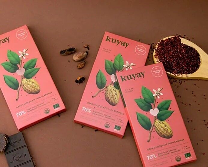 Cioccolato fondente di pura origine 70% con quinoa