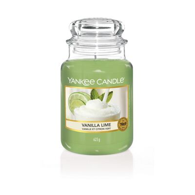 Yankee Candle en pot original vanille et citron vert