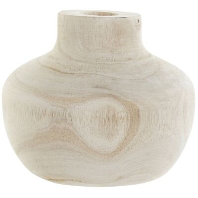 VASO PAULOWNIA 18X18X15 MARRONE NATURALE JR189126