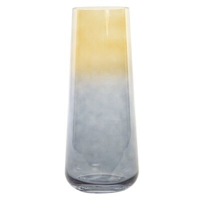 GLASS VASE 11X11X26 BICOLOR JR189599