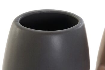 VASE CERAMIQUE 14X12X34 FACE 2 ASSORTIS. LD178871 3