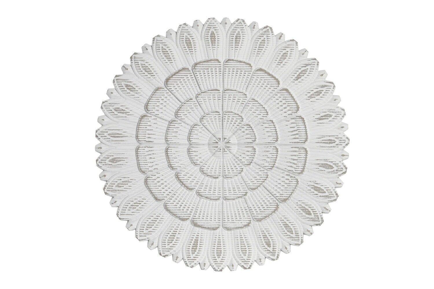 WANDDEKORATION MDF 23X1,5X23 ABGENUTZTE BLUME DP205933