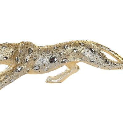 FIGURA RESINA 82,5X23X21 LEOPARDO DORADO FD199218