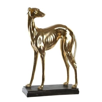 FIGURA RESINA 44,5X17X65,5 GALGO DORADO FD199225