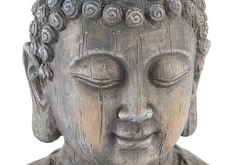 FIBRE DE VERRE FIGURE VERRE 28X20X50 BOUDDHA FD133658 2