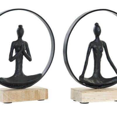 FIGURA MANICO IN ALLUMINIO 23X10X27 ASSORTIMENTO YOGA 2. FD194125