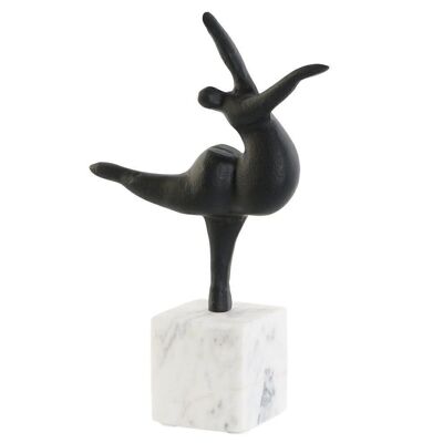 MARBLE ALUMINUM FIGURE 18X8X30 BLACK WOMAN FD204479