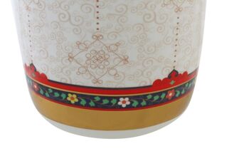 VASE PORCELAINE 16X16X32 MULTICOLORE JR190253 4