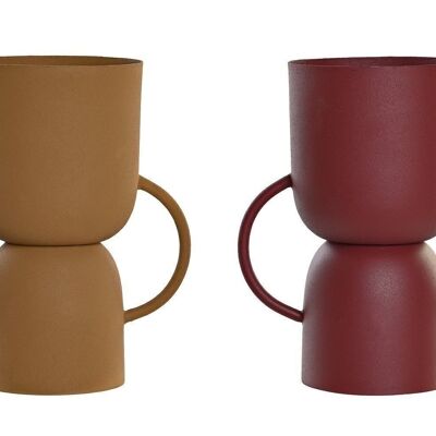 VASO ALLUMINIO 20X13X24 MANICI 2 ASSORTITI. JR201042