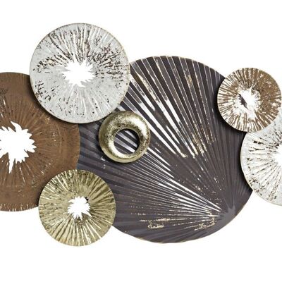 WALL DECORATION METAL 63X7X40,6 ABSTRACT 2 ASSORTMENT. DP187063