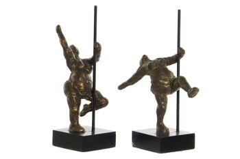 FIGURINE ALUMINIUM MANGUE 20X10X31 DANSEUSE 2 ASSORTIS. FD170417 1