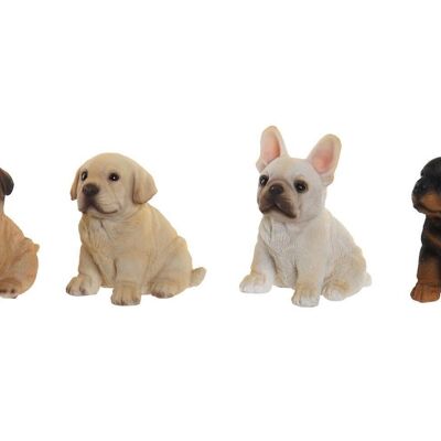 FIGURA IN RESINA 11X9X11,5 CANE 4 ASSORTIMENTI. RF163879