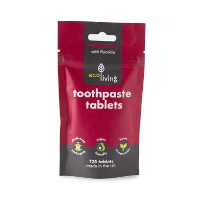 Toothpaste Tablets - Raspberry with FLOURIDE
