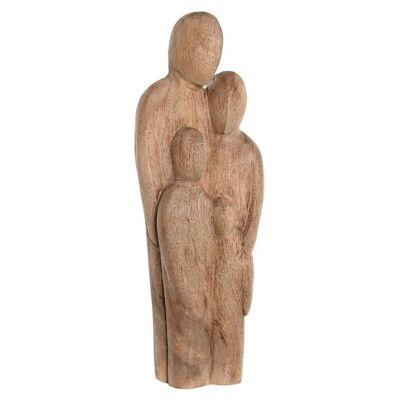 FIGURA MANGO 15X7X41 FAMIGLIA INTAGLIATA MARRONE FD205236