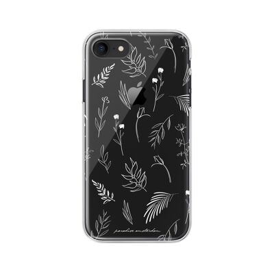 Funda transparente Island Flora '- iPhone 7/8 / SE (2020)