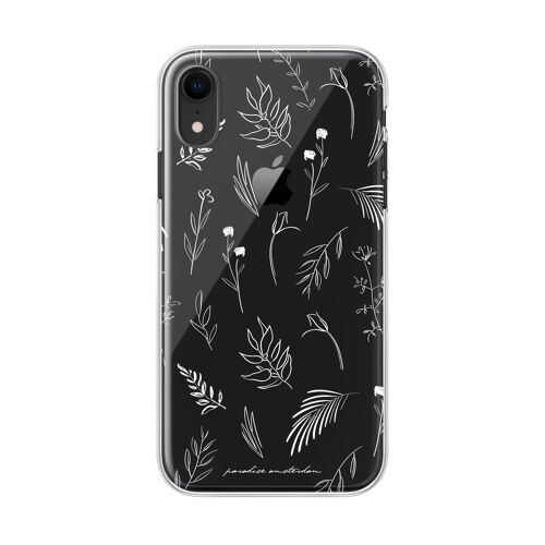 Island Flora' Clear Case - iPhone XR