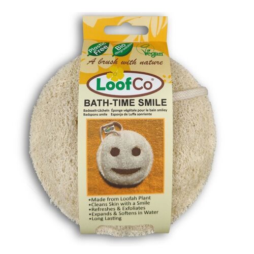 Bath Time Smile Loofah