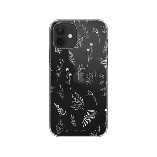 Island Flora' Clear Case - iPhone 12 Mini