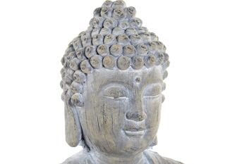 FIGURE EN FIBRE DE VERRE 36X23.5X48.4 BOUDDHA ÂGÉ RF170597 2