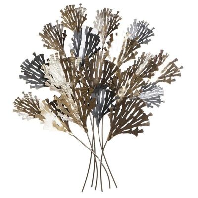 METAL WALL DECORATION 108X10X117,5 COPPER BRANCHES DP187098