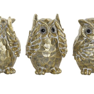 RESIN FIGURE 13.5X11X17.5 OWL 3 ASSORTMENTS. RF170610