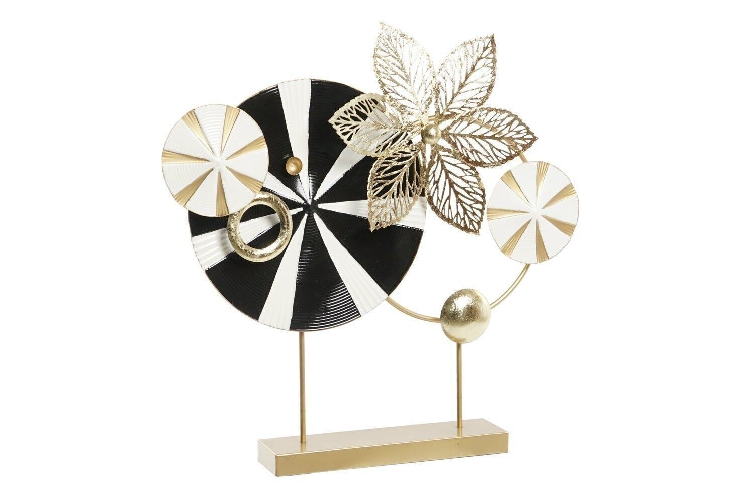 METAL DECORATION 62X9X61,6 MODERN BLACK DH202219