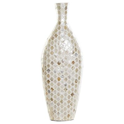 VASE BAMBOU NACRE 24X16X59 MARRON PERLE LD184636