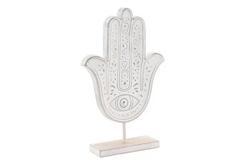 DÉCORATION MDF MÉTAL 19X6X31 HAMSA PORTÉ DH203204 1