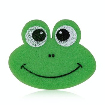 Éponge de bain HAPPY ANIMALS, éponge de bain amusante en forme de grenouille 2