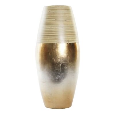 VASE MOTHER OF PEARL BAMBOO 20X20X46 NATURAL BICOLOR JR190997