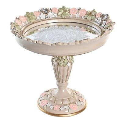 MIRROR RESIN TABLE CENTER 23.5X23.5X20.5 LD205435