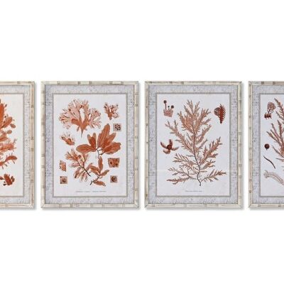 IMAGE EN VERRE SAPIN 50X2,8X65 CORAIL 4 ASSORTIMENTS. CU203940