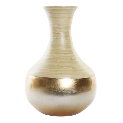 BAMBOO MOTHER OF PEARL VASE 25X25X38 NATURAL BICOLOR JR191000