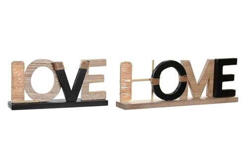 DECORACION MDF 30X5X10,5 LOVE HOME 2 SURT. DH203330