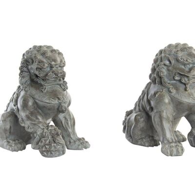 FIGURA IN RESINA 28X18X27 FOO DOG 2 ASSORTIMENTI. FD205396