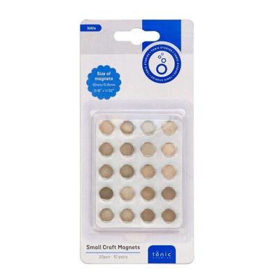 Tonic Studios - Small Craft Magnets - 10 Pairs x 10mm - 3061E