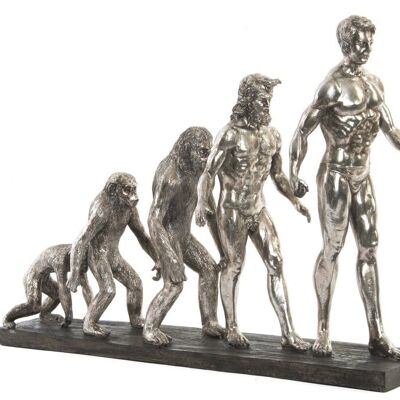 FIGURE RÉSINE 55X18X42 EVOLUTION HOMME CHROME FD194761