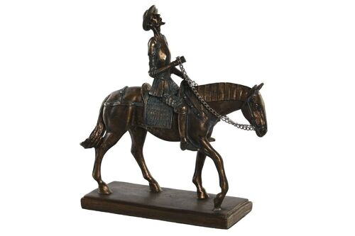 FIGURA RESINA 20X7X22 10CM, QUIJOTE CABALLO FD205401