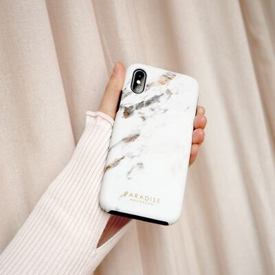 Cover per telefono in Marmo Siciliano - iPhone XS Max (MATTE)