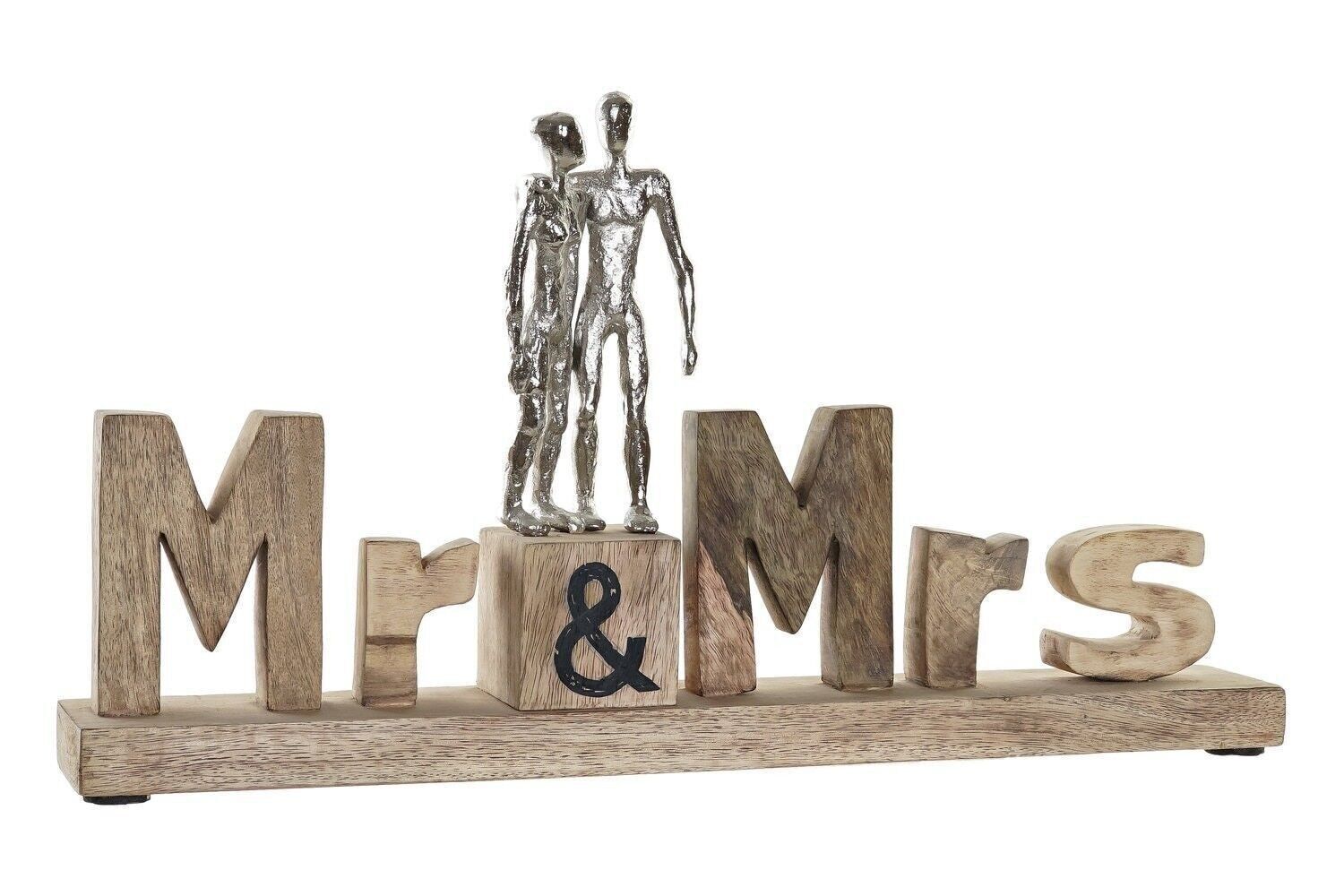 DEKORATIONSGRIFF AUS ALUMINIUM 51X7,5X28 MR & MRS DH185418