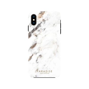 Coque de portable en marbre de Sicile - iPhone 11 Pro / iPhone X / Xs (MATTE) 2