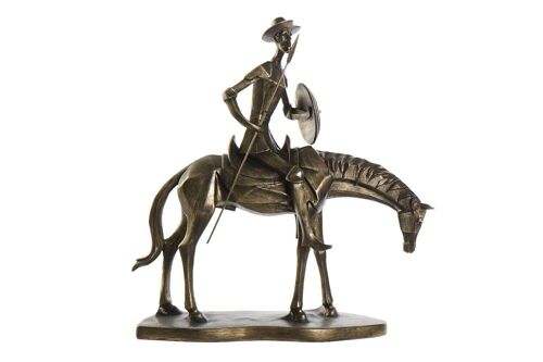 FIGURA RESINA 42X13X43,5 QUIJOTE COBRIZO FD185055