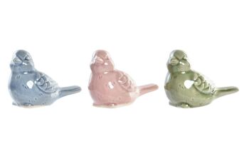 FIGURINE PORCELAINE 12X7X8,5 OISEAU 3 ASSORTIMENTS. FD195077 1