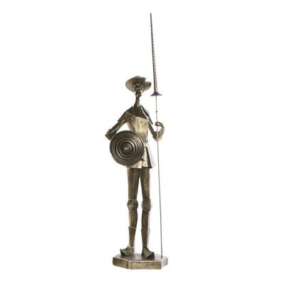 FIGURE RÉSINE 16X12X46 CUIVRE QUICHOTTE FD185056