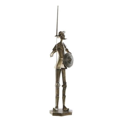 RESIN FIGURE 17,5X15,5X57,5 COPPER QUIXOTE FD185058